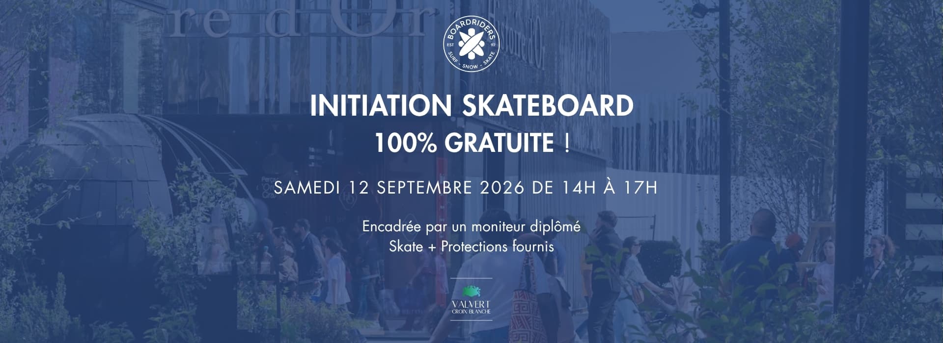 Initiation Skateboard 100% gratuite !