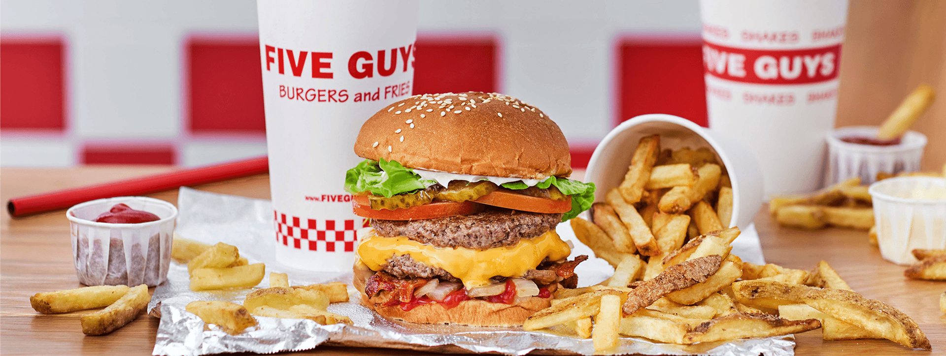 Ouverture de Five Guys à Valvert Croix Blanche !